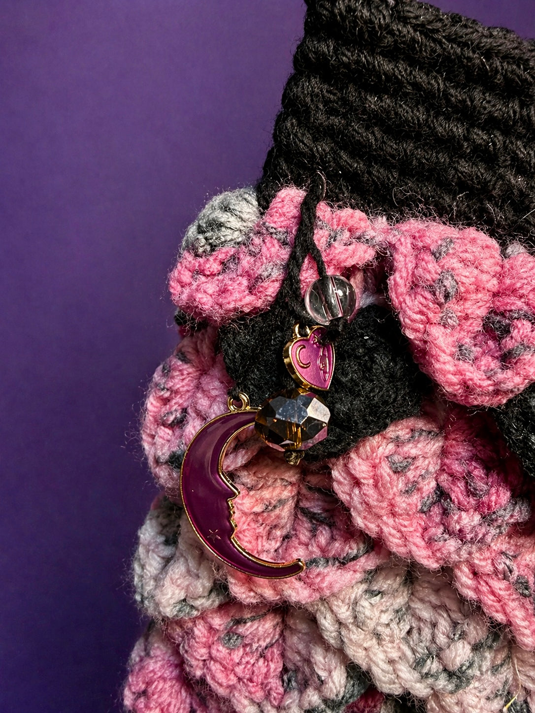 Rosefire Dragon Scale Purse – Lined Crochet Bag | Handmade