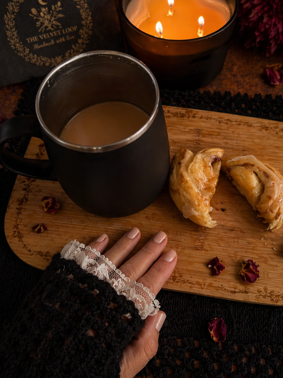 Lady Finger Gloves – Victorian Gothic Hand Warmers Handmade