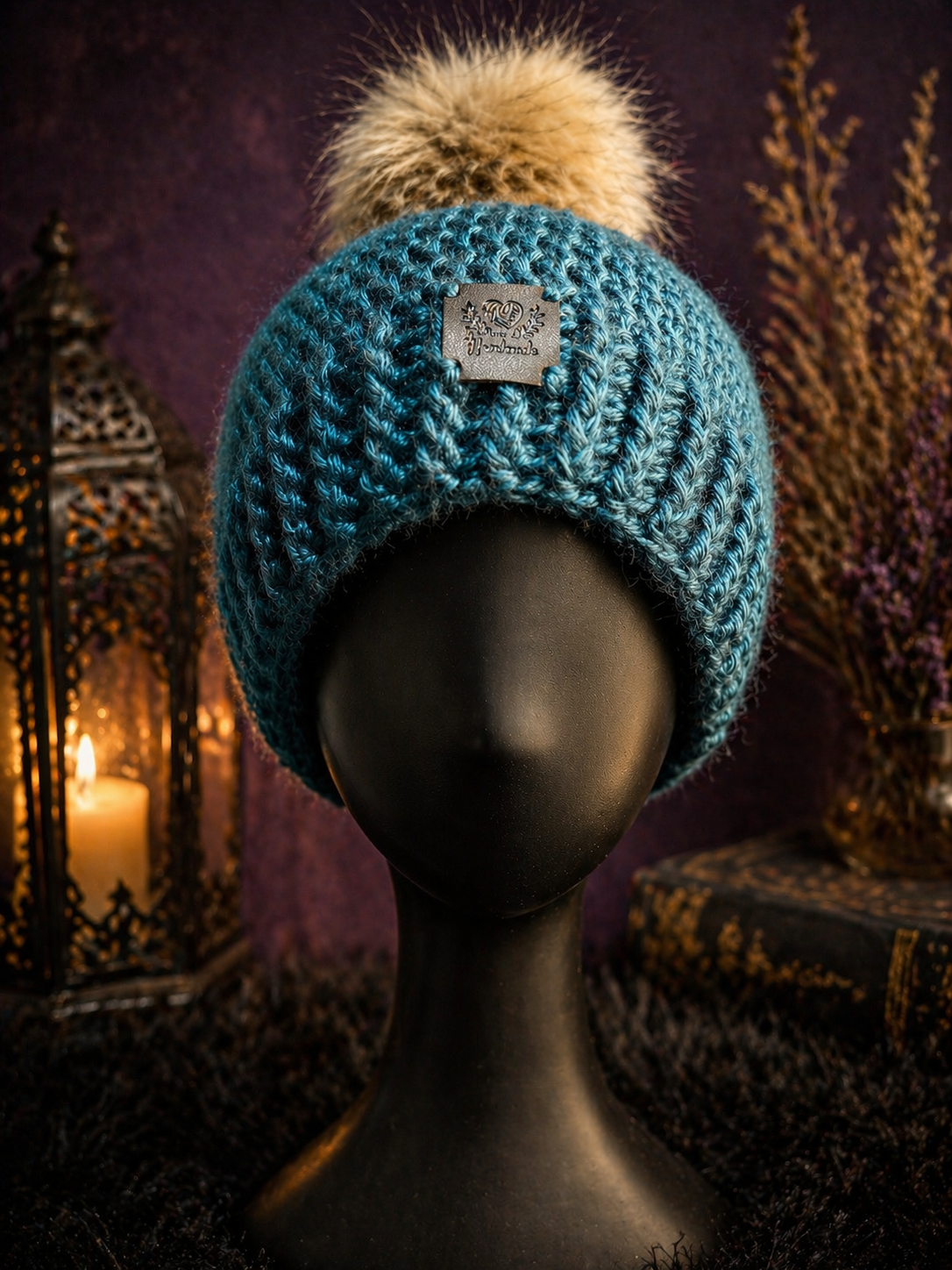 Everyday Essential Beanie – Removable Pom | Handmade Crochet Hat (Multiple Colors)