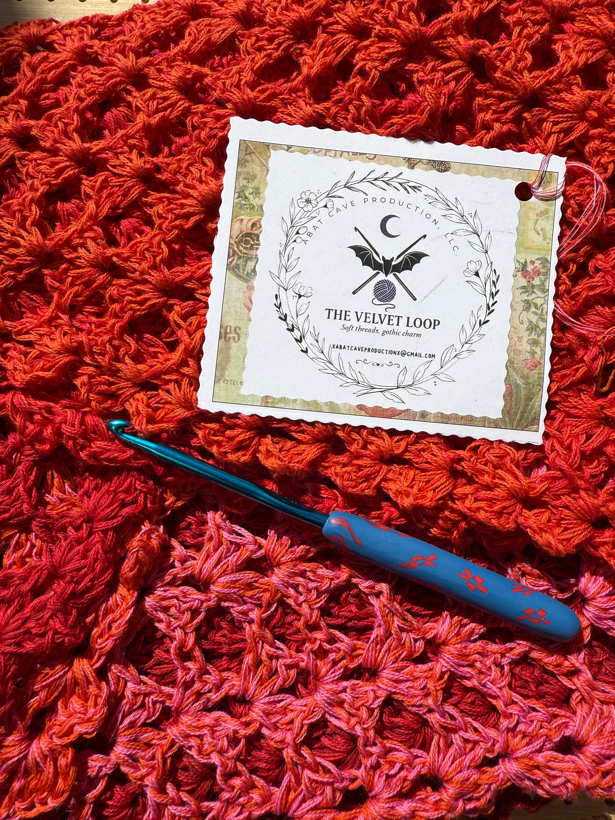 Ember Fade Infinity Scarf