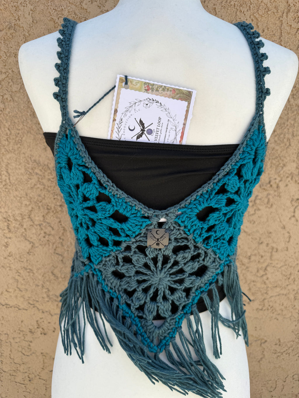 Crochet THE FRINGE BOHO Tank Top