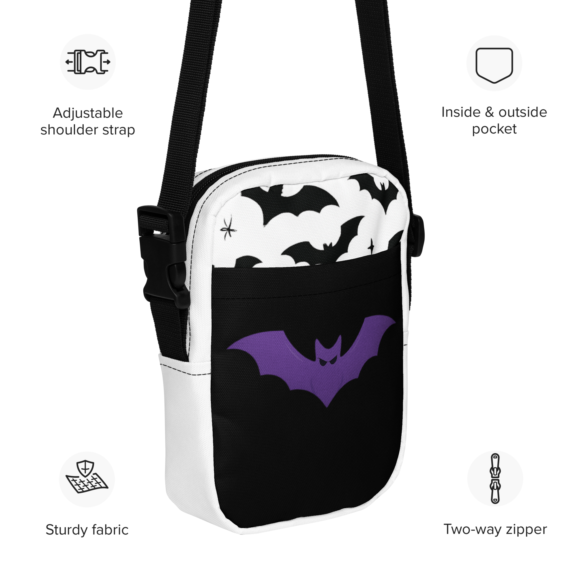 Gothic Utility Crossbody Bag