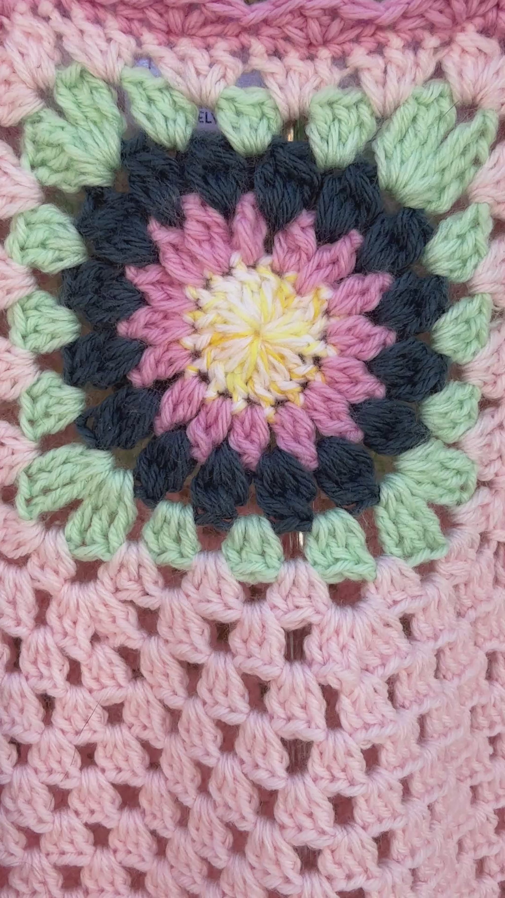 Crochet Toddler Dress Set – Petal Garden | Hand Crocheted 2–3T Outfit with Matching Purse & Rosebud Headband
