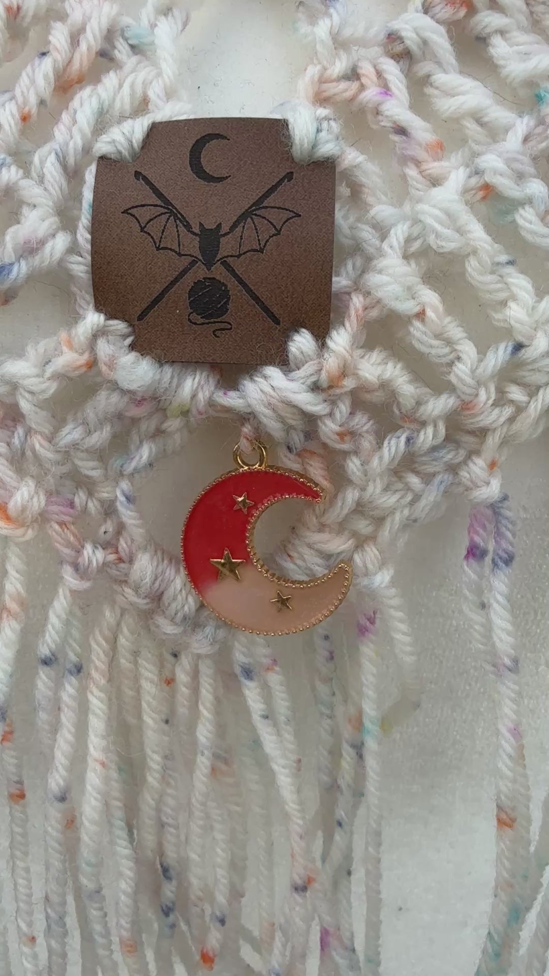 Ivory Confetti Prayer Shawl | Hand Crocheted 3 Way Wearable Wrap