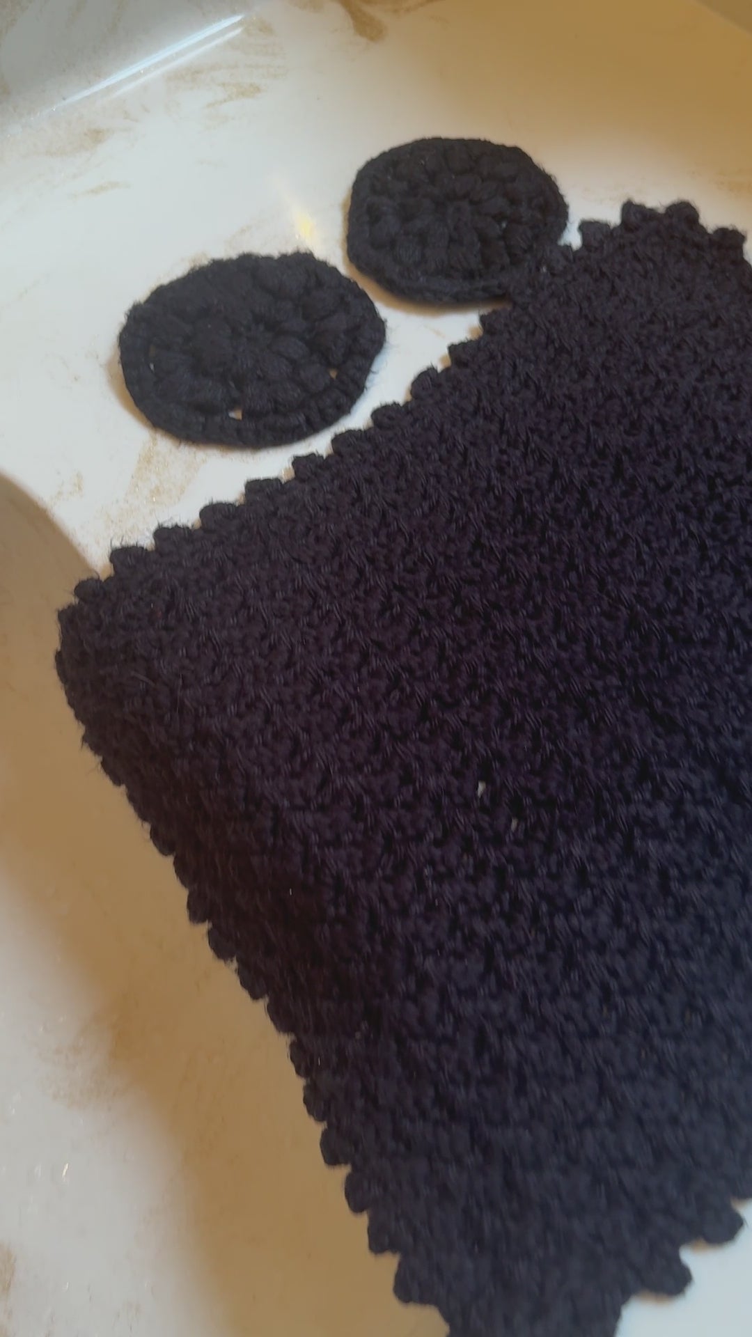 Handmade Washcloth and Scrubby Set