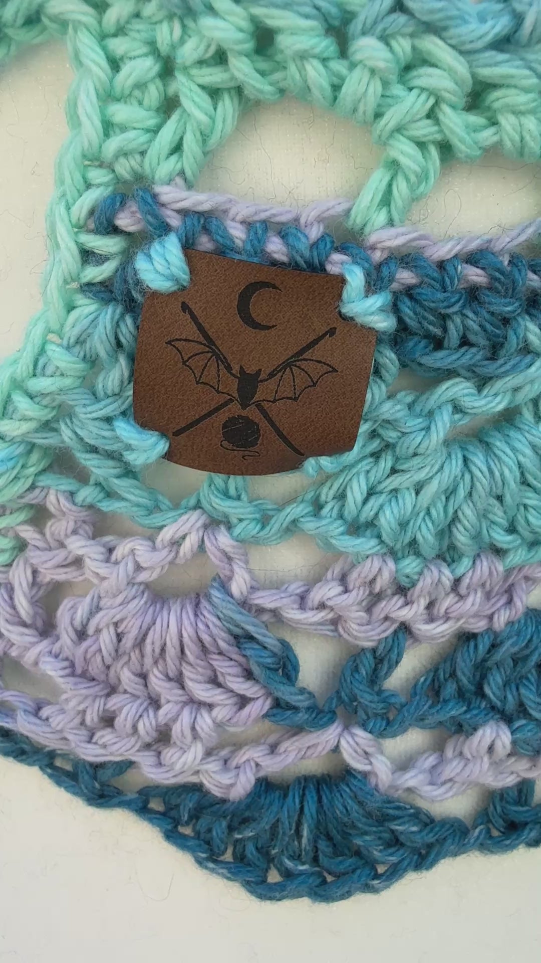 Crochet Halter Bralette – Siren Tide | Hand Crocheted Lace-Up Back Top